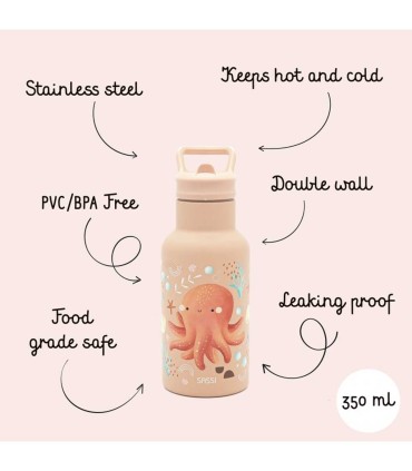 قمقمه دوجداره کودک 350 میلی لیتری ساسی