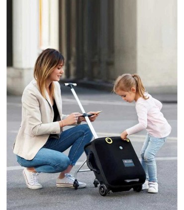 چمدان سوار شدنی 3 در 1 آبی اقیانوسی مایکرو