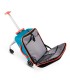چمدان سوار شدنی 3 در 1 آبی اقیانوسی مایکرو