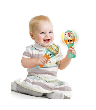 اسباب بازی جغجغه میکروفن دو قلو