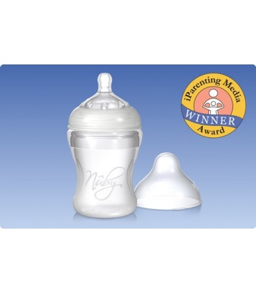 طلق 210 ميلي سيليكون نرم  SoftFlex™ Natural Nurser™﻿ Nuby ﻿﻿