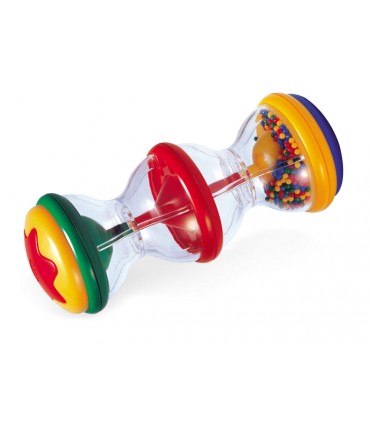 جغجغه استوانه دانه رنگی Tolo