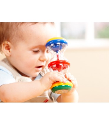 جغجغه استوانه دانه رنگی Tolo