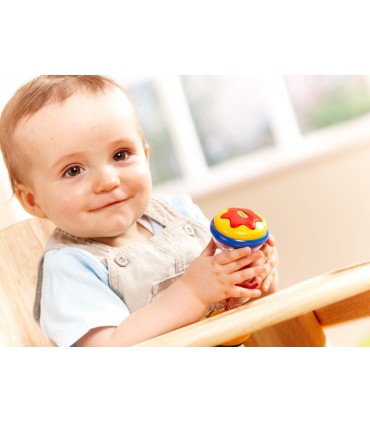 جغجغه استوانه دانه رنگی Tolo