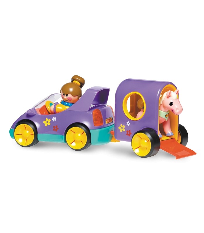ماشین اسباب بازی نوزادی و کودک-یدک کش دختر Tolo-فروشگاه کودکو
