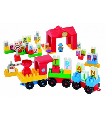 پازل 98 تیکه قطار حروف الفبا Ecoiffier