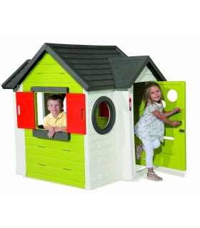 كلبه متوسط سبز و سفید و طوسی Smoby