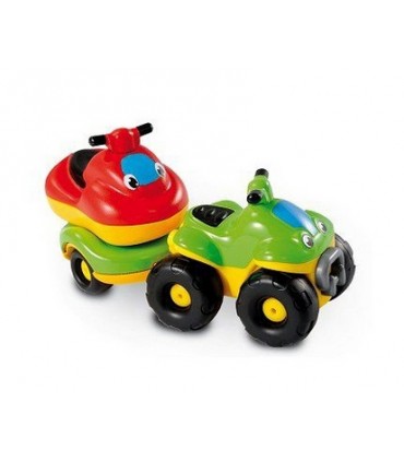 ماشين فرمان دوچرخه ای یدک کش به همراه جت اسکی Smoby