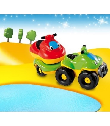 ماشين فرمان دوچرخه ای یدک کش به همراه جت اسکی Smoby