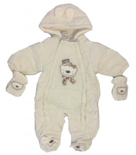 کاپشن سرهم سفید خرس