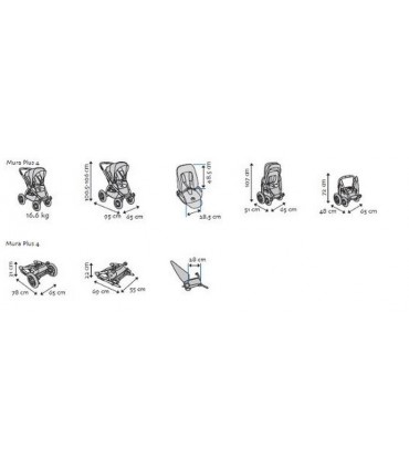 کالسکه MURA Plus 4 مدل Maxi-Cosi Raspberry Red