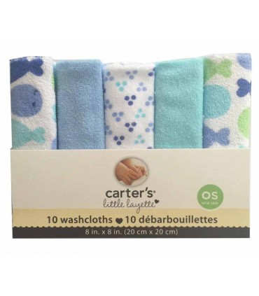 حوله کوچک 10عددی دست و صورت کارترز 