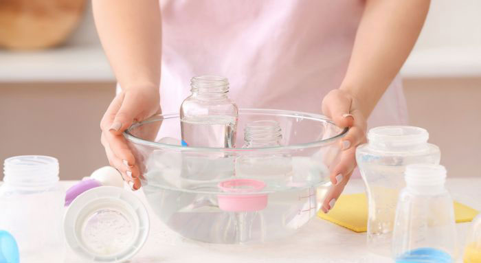 جدا سازی محل شستشوی شیشه شیر کودک